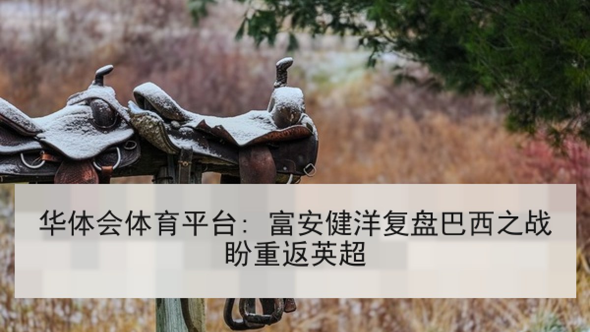 华体会体育平台: 富安健洋复盘巴西之战盼重返英超